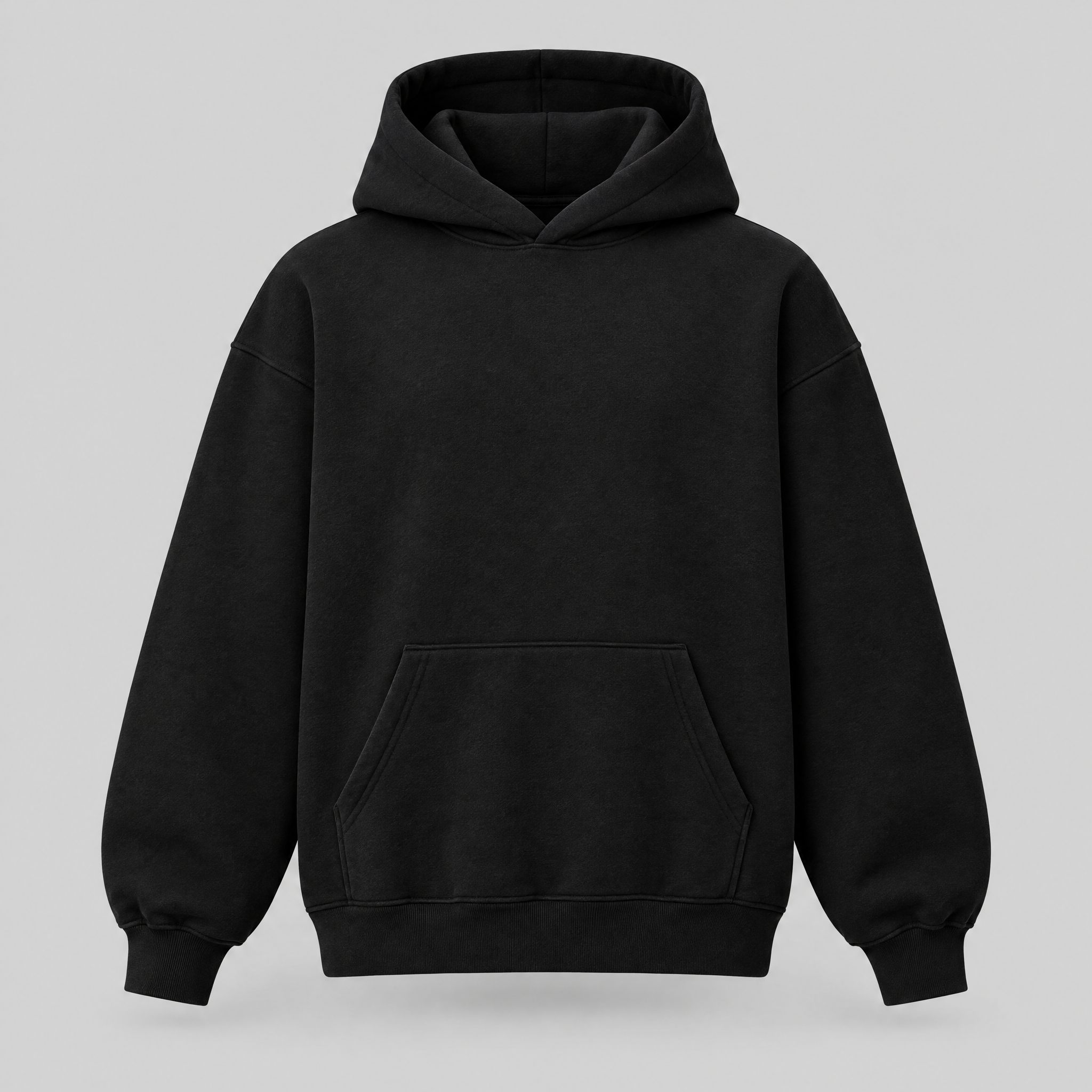 MONVÉR Essential Hoodie — Black